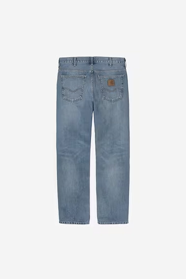Carhartt WIP Marlow Pant Blue Rinsed – Elegância em Denim Puro