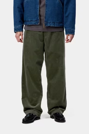 Carhartt Floyde Pant Opuntia – Calças de Pana Corduroy com corte relaxado