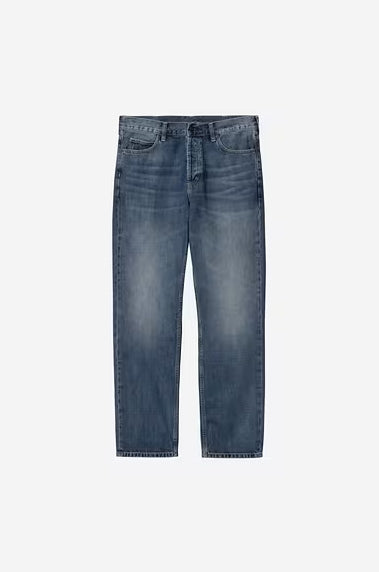 Carhartt WIP Marlow Pant Blue Dark Used – Clássico e Contemporâneo