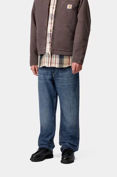 Carhartt WIP Marlow Pant Blue Dark Used – Clássico e Contemporâneo