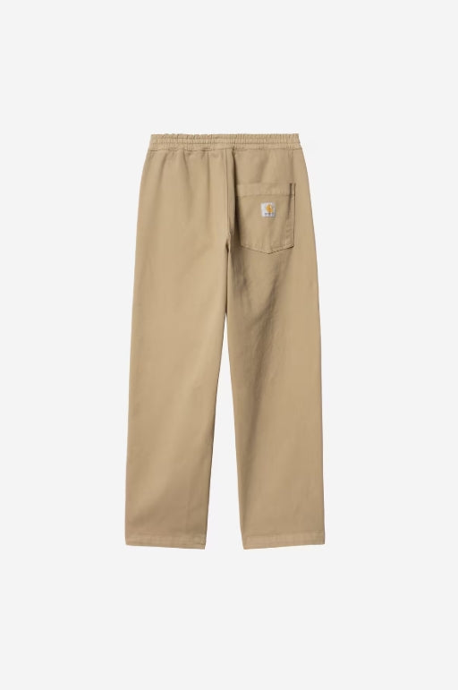 Carhartt Floyde Pant Leather – Calças de Sarja com Corte Relaxado