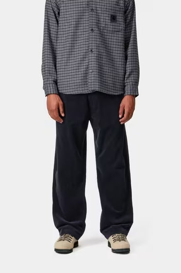 Carhartt Floyde Pant Dark Navy Corduroy – Calças de Pana