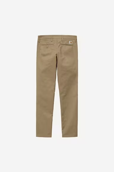 Carhartt Sid Pant Leather Rinsed – Calças Stretch com Acabamento Leather